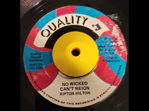 No Wicked Cant Reign by Ripton Hilton