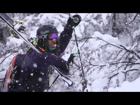 Winner Freeride Tour Champion 2011 ANNE FLORE MARXER at Baguales Mountain Reserve
