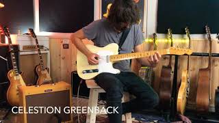 Video thumbnail for Fender blues Jr modified Celestion green back vs Jensen C12N Fender Telecaster 59 with ReWind Pickup by Abrildel85