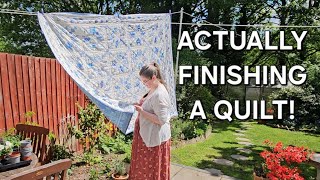 Finishing Mrs Smith Favorite | Hand Quilting and Binding