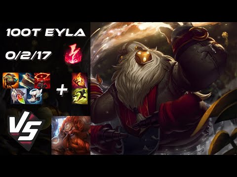100 Thieves Eyla SUPPORT Bard vs Gragas - NA Challenger Patch 25.S2.2