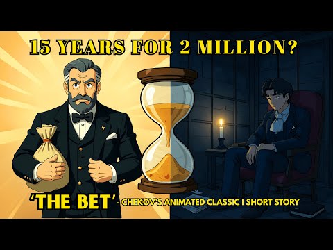 THE BET by Anton Chekhov | Animated Short Story | Classic Literature Explained