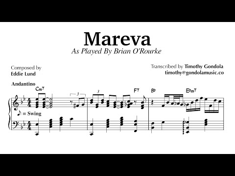 Tahitian Jazz Piano| Brian O’Rourke plays Mareva