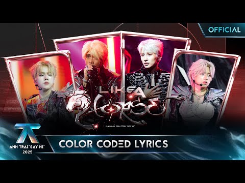 [COLOR CODED LYRICS] LIKE A HORSE | Anh Trai "Say Hi" 2025