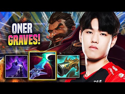 ONER CRAZY GAME WITH GRAVES! - T1 Oner Plays Graves JUNGLE vs Ekko! | Season 2022