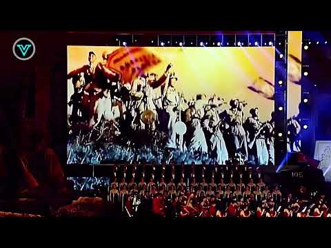 完整版来了！朝鲜纪念朝鲜战争胜利69年晚会演奏《中国人民志愿军军歌》