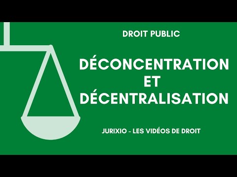 Decentralization and deconcentration (definition, example) - Constitutional Law