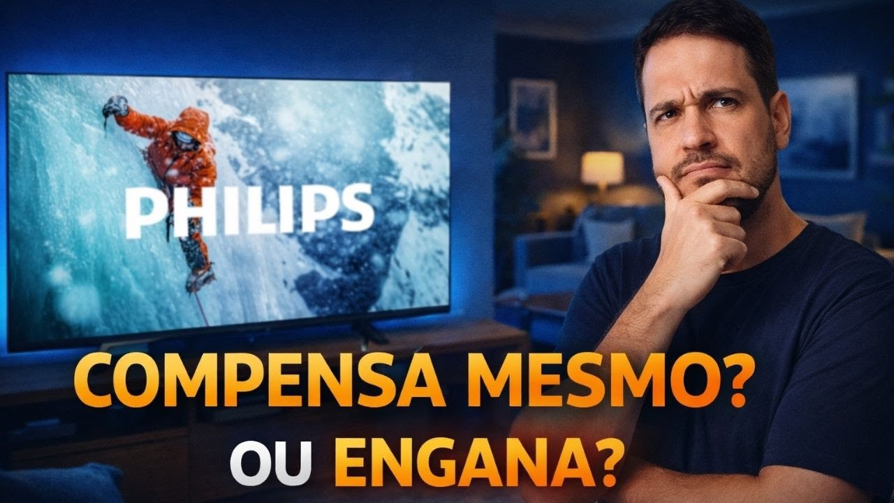 Miniatura da avaliação em vídeo de Smart TV Philips 50PUG7300 4K 50 Polegadas