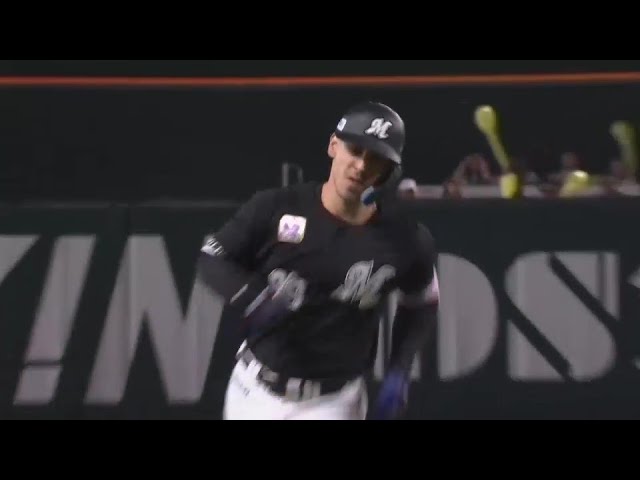 【7回表】7得点のビッグイニング!! マリーンズ・ソトがレフトスタンドへのダメ押し3ラン!!  2024年7月15日 福岡ソフトバンクホークス 対 千葉ロッテマリーンズ