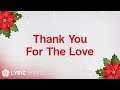 ABS CBN Christmas Station ID 2015 Thank You For The Love Lyrics