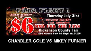preview picture of video 'UrFight Fair Fight 1 Chandler Cole vs Mikey Furnier 2014-07-31'
