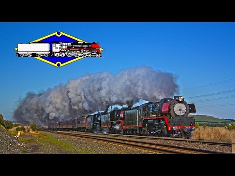 TRIPLE HEADED STEAM LOCOMOTIVES - Trains Australia