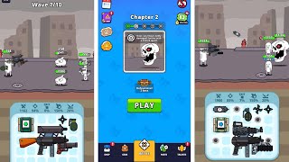 Gun Hero: Cat Survival Shooter Chapter 2 Stages 1 & 2 Gameplay 