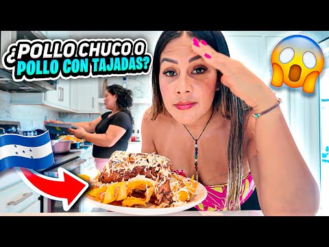 Colombiana se atreve a cocinar el Famoso Pollo con Tajadas de Honduras