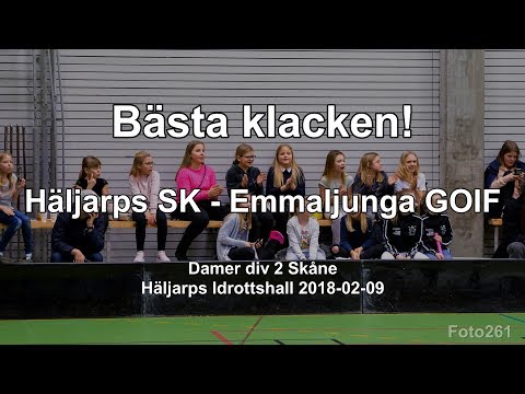 Bästa hejarklacken i mötet Häljarps SK - Emmaljunga GOIF