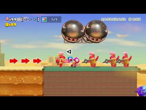 Super Mario Maker 2 🔧 Endless Challenge 8737 - 8744