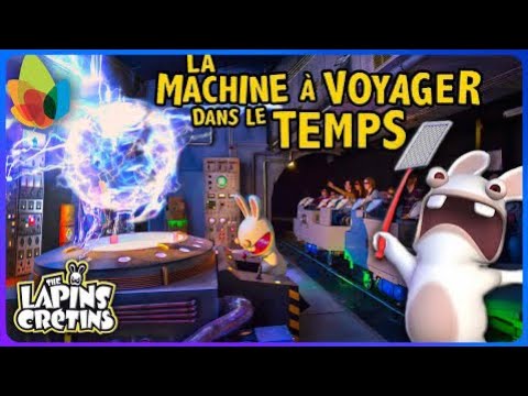 [4K-On Ride] The Time Machine ft. Raving Rabbids - Futuroscope