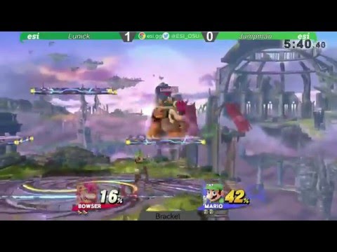 Donatos Biweekly 1/26 - Lunic (Bowser) vs Jumpman (Mario) - SSB4