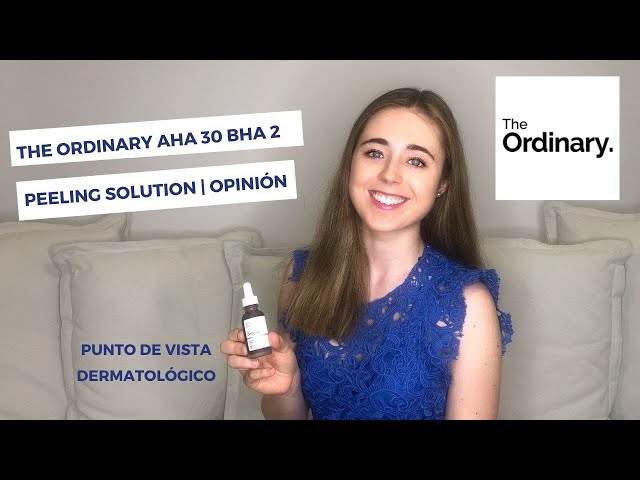 Vídeo relacionado con The Ordinary AHA 30% + BHA 2% Peeling Solution, Solución Exfoliante con Alfahidroxiácidos y Betahidroxiácidos, Exfoliación avanzada para una piel más luminosa, 30 ml