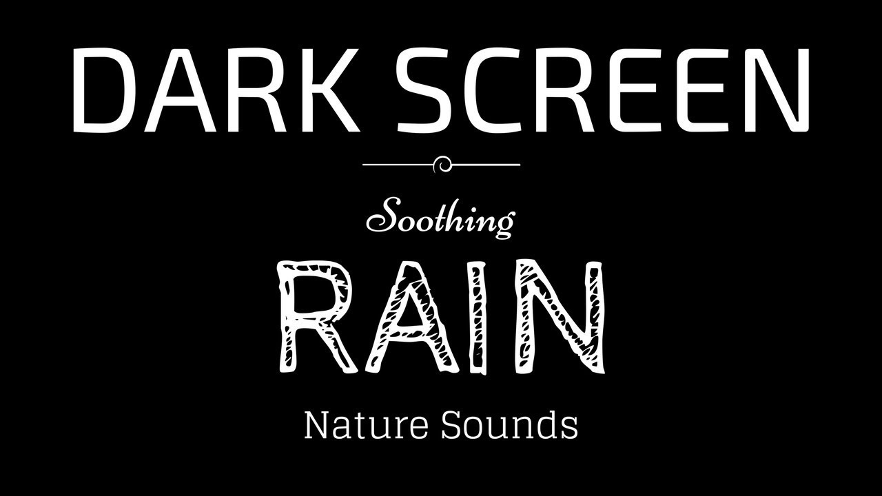 Fall Asleep Fast with Heavy Rain & Thunderstorm | Rain Sounds for Sleeping Black Screen |Dark Screen