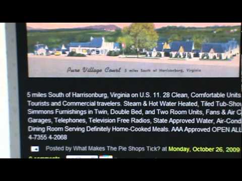 Old motels then and now: Harrisonburg, VA