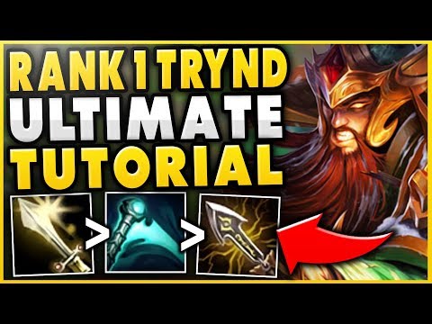 HOW TO PLAY TRYNDAMERE PERFECTLY IN SEASON 9 (NEW HYBRID BUILD) - League of Legends
