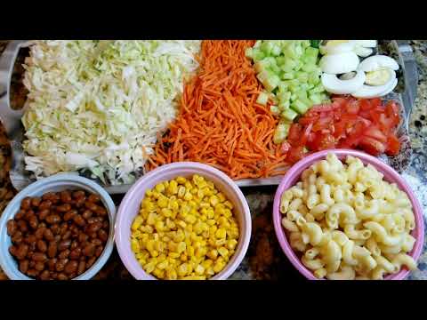 How To Make Nigerian Salad || Cook With Nike