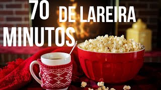 [Mais de 70 minutos de lareira] O estar da madeira quase posso sentir o cheiro da madeira queimando.