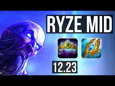RYZE vs SYLAS (MID) | 6/0/8, Dominating | EUW Grandmaster | 12.23