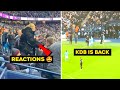 Haaland's Reaction To De Bruyne's Return During Manchester City vs Huddersfield