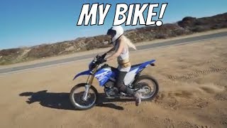 I LET MY GIRLFRIEND RIDE MY DIRTBIKE...😱