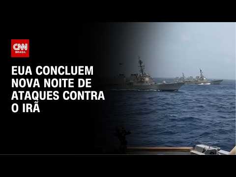 EUA concluem a décima noite consecutiva de ataques contra o Irã | CNN NOVO DIA