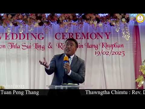 Rev. Dr. Tuan Peng Thang (ZCF, Malaysia) Na Pennak Tlung Cang Ko Seh Sunday Thawngtha Feb 19, 2023