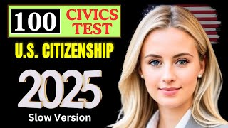 2025 random 100 civics questions and answers - U.S. citizenship test 2025 I N400 Interview #n400