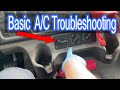 Basic Cars and Trucks A/C Troubleshooting