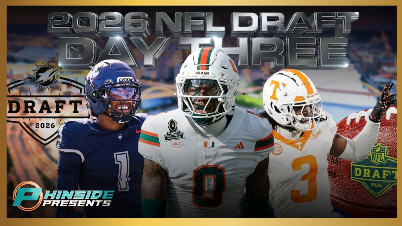 2026 NFL Draft Day 3 Live Coverage, Reaction & Analysis