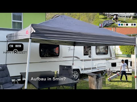 Pop-up pavilion tent 3x3m: Good for camping? Product test review