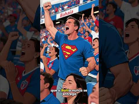 História dos mascotes - Super Homem do Bahia.  #superman #mascote #fy #ecbahia #futebol