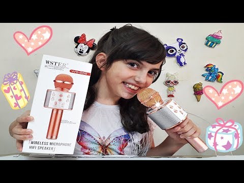 Sihirli Karaoke Mikrofon ::Babamın Sürpriz Hediyesi :: WSTER Bluetooth Mikrofon