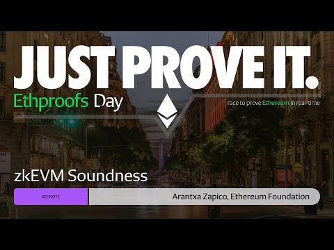 Keynote: zkEVM Soundness by Arantxa Zapico, Ethereum Foundation preview