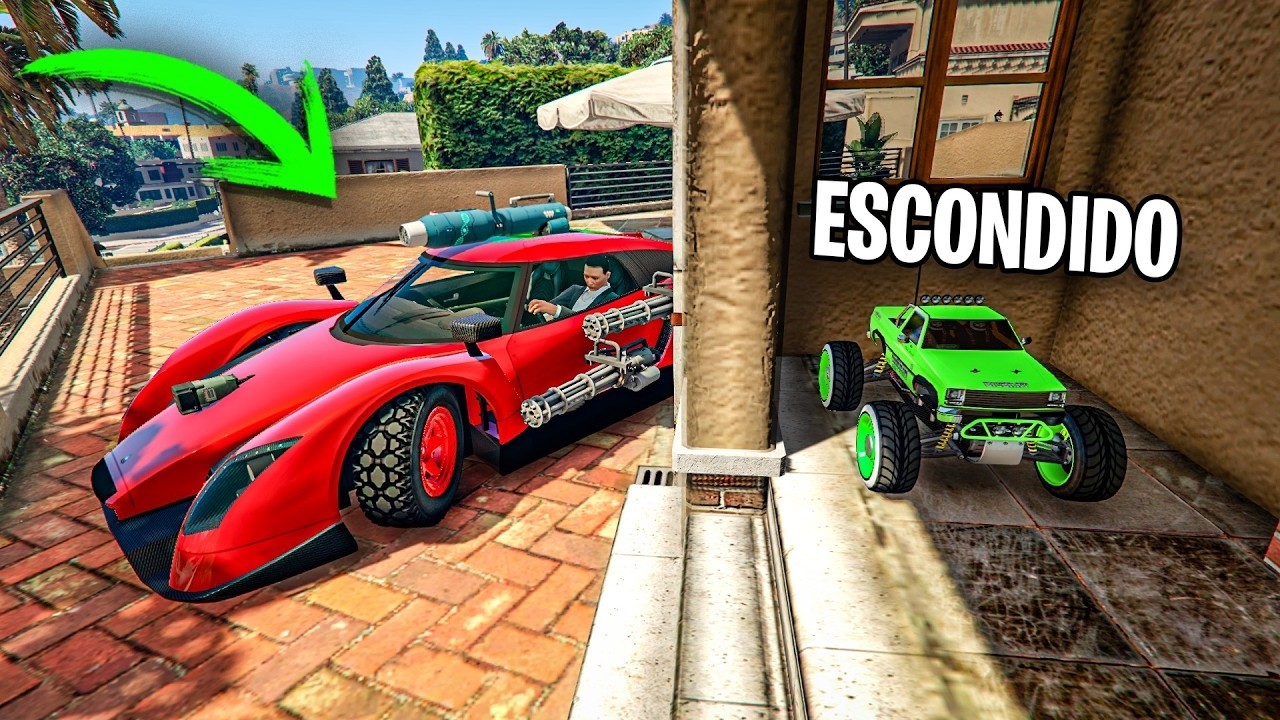 MI MEJOR PARTIDA JUGANDO AL ESCONDITE CON COCHES!! NADIE ME VE! - GTA 5 ONLINE