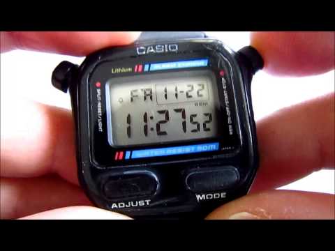 Casio SW 200 vintage digital wristwatch