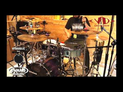 EVANS HYDRAULIC series #final HYDRAULIC BLACK coated sound sample