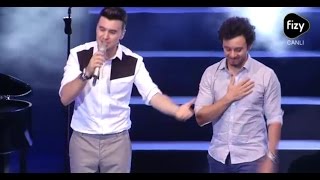 Mustafa Ceceli &amp; Buray-Sen Sevda mısın? Dön,Aşkım Benim (Harbiye Açık Hava Konseri 13.08.2016)