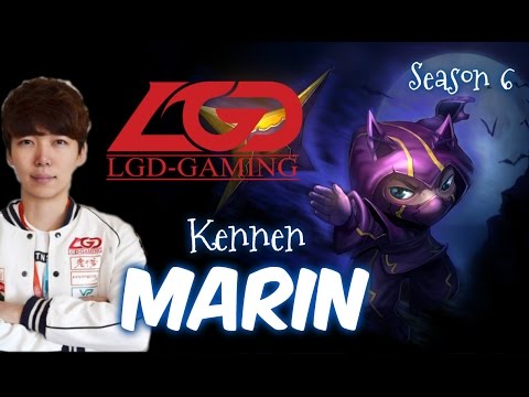 LGD MaRin KENNEN Top vs Fiora - Patch 6.1 KR | League of Legends