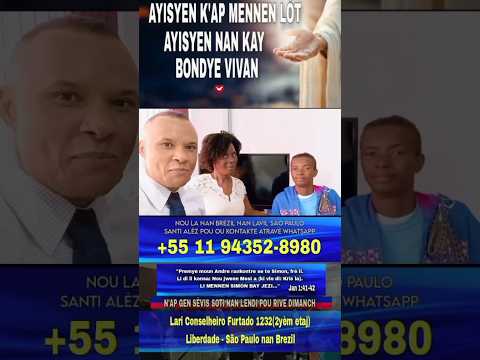 Falando Crioulo com Haitianos depois do Culto!