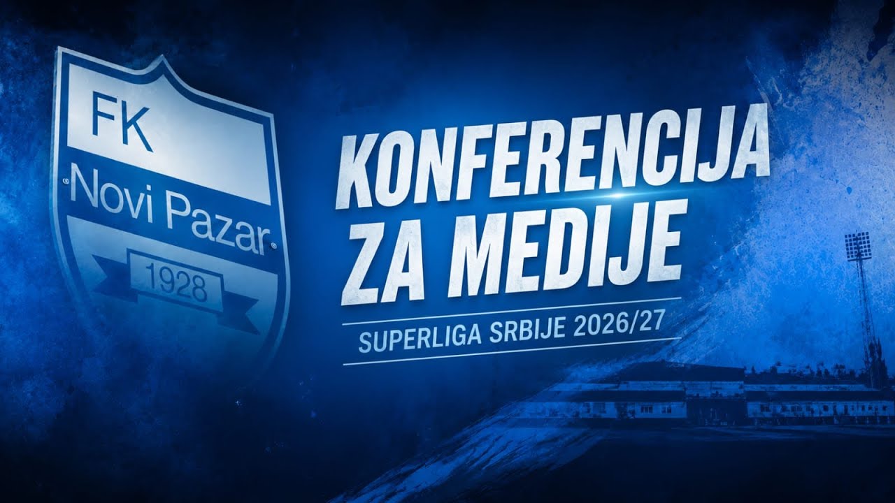Konferencija za medije nakon utakmice FK Novi Pazar – FK IMT
