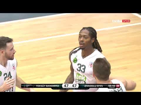 Maç Özeti:Teksüt Bandırma BK - Anadolu Efes 3.Hafta Maç Özeti