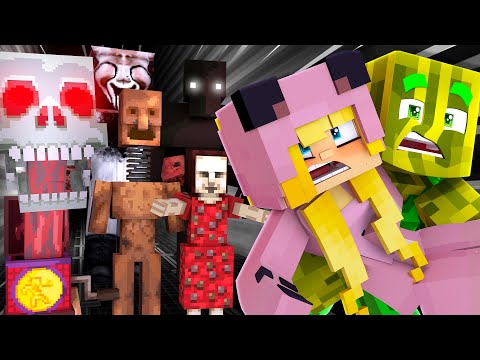 CHAOSFLO44 HUNTED BY LETHAL COMPANY IN MINECRAFT?!