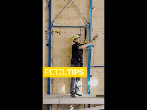 #PetzlTips: Temporary horizontal lifeline with a GRILLON